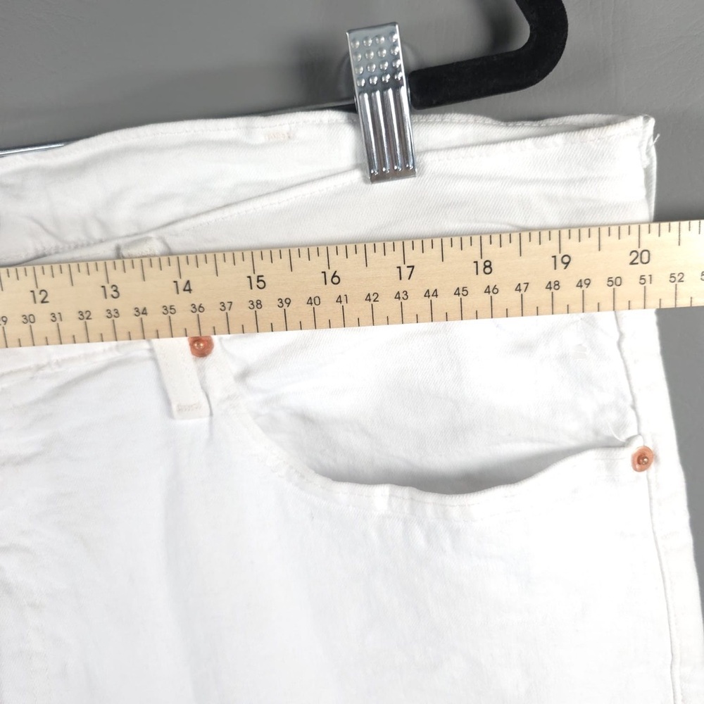 NWT POLO RALPH LAUREN THE VARICK SLIM‎ STRAIGHT Core Replen White Jeans 40X30 - Picture 10 of 15
